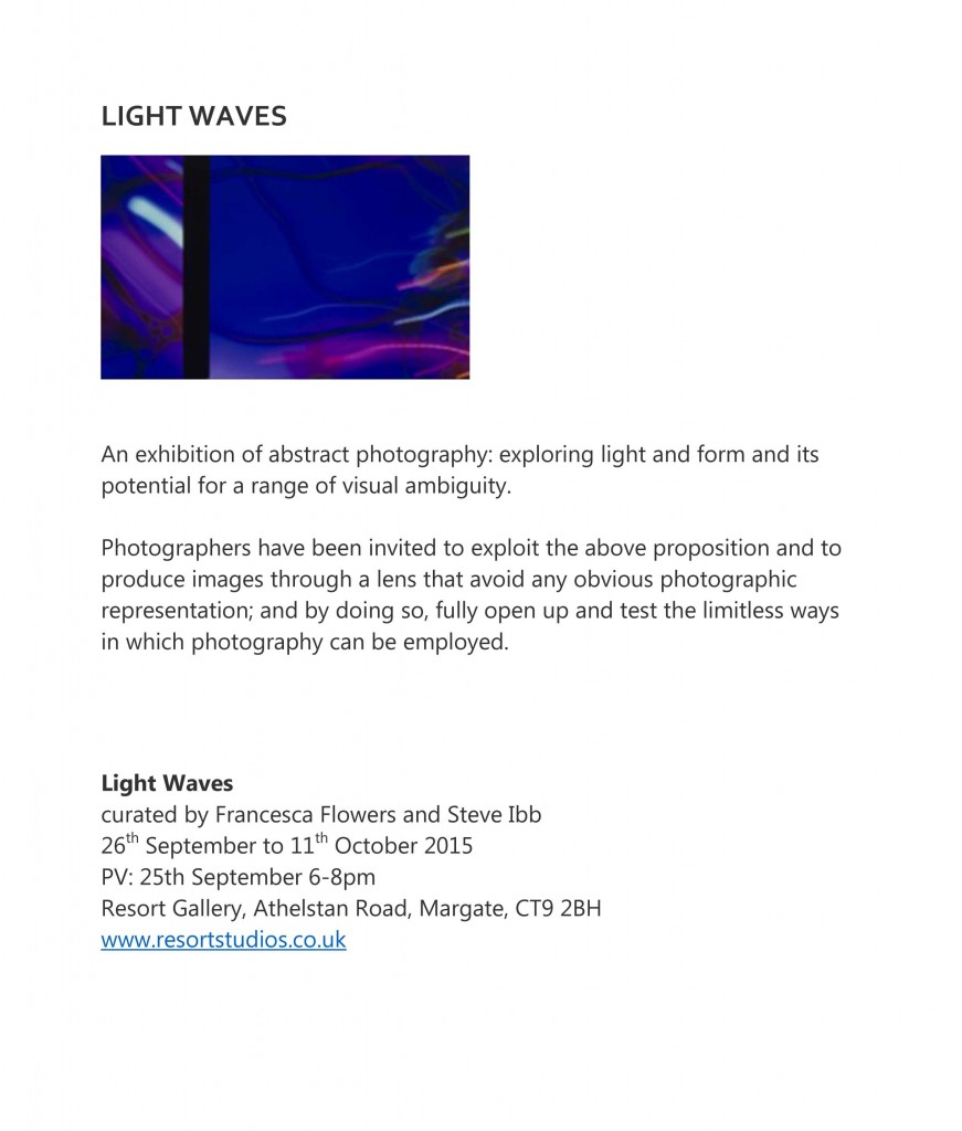 light waves invite